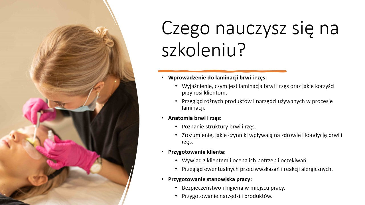 E-book szkoleniowy "Kurs laminacji brwi i rzęs